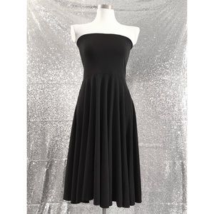 J Crew - Black strapless dress